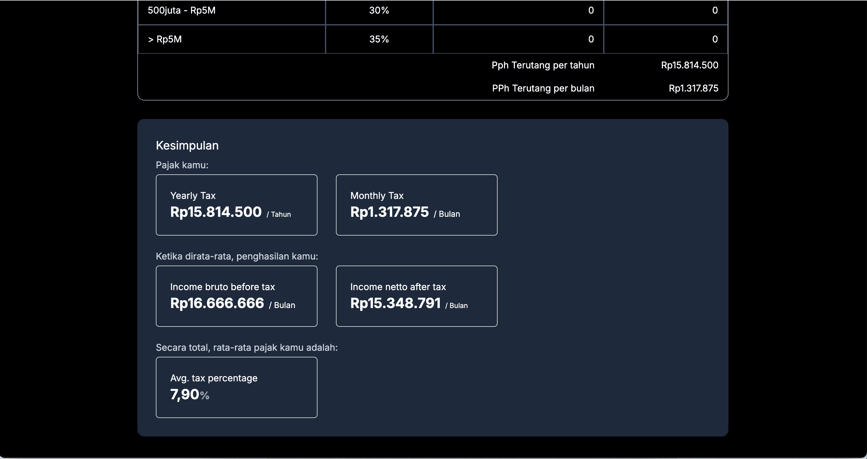 Pajakin — screenshot 2
