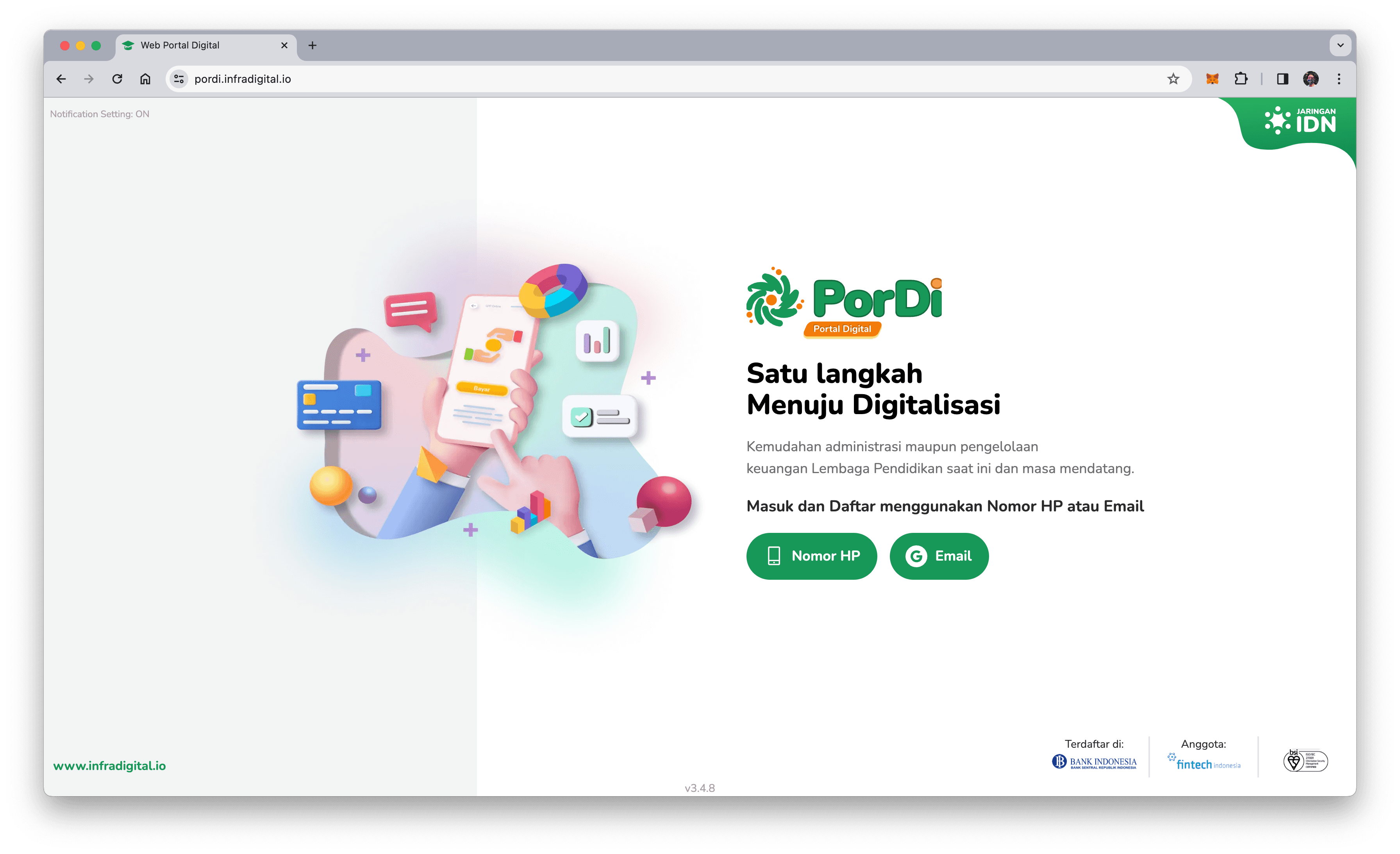 Portal Digital web app — screenshot 1