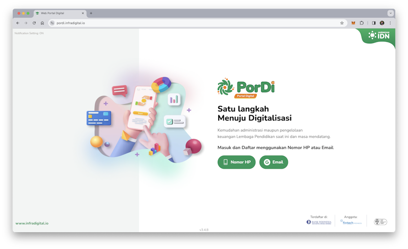 Portal Digital web app